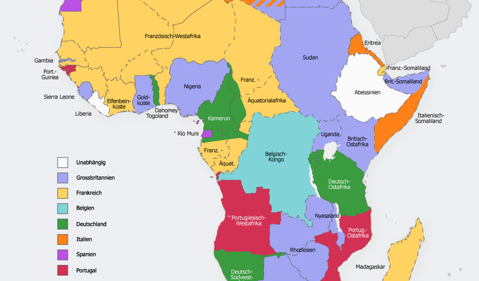 Kolonisation Afrikas 1914, Herkunft: Wikipedia [0]